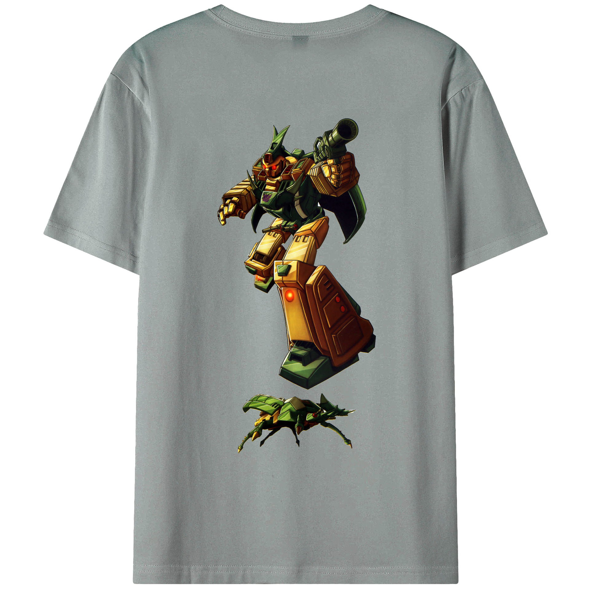 （画像用）  綿100％ メンズ半袖Tシャツ（バックプリント） 通気性
